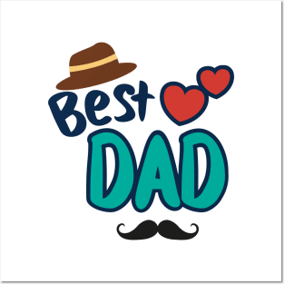 BEST DAD Posters and Art